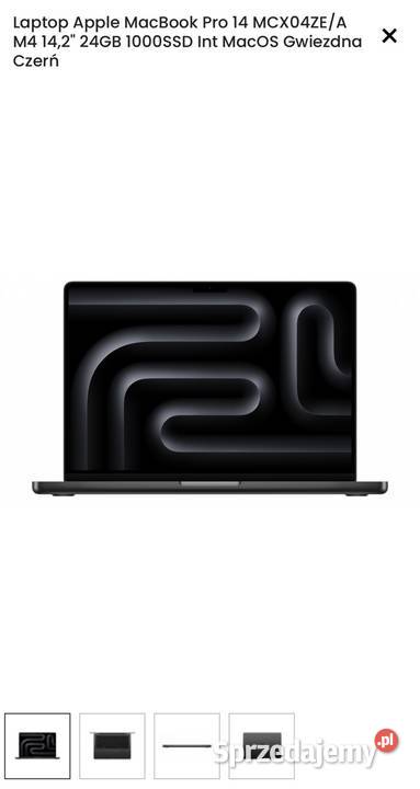 MacBook Pro 2024 14 M424GB1TB MCX04ZE