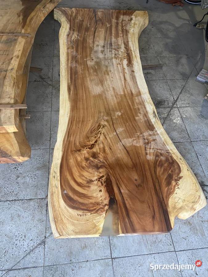 Stoły z drzewa egzotycznego Suar 160cm Wrocław sprzedam