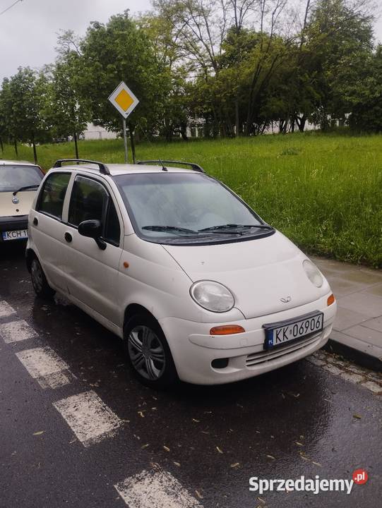 Matiz Daewoo 2002 jeździ i mało pali biały