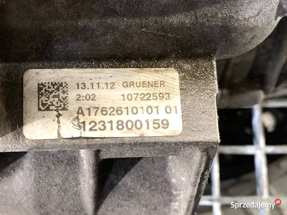 SKRZYNIA BIEGÓW MERCEDES W176 A1762610101 16 122 podkarpackie