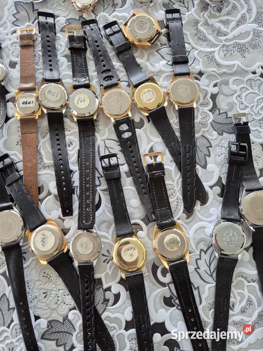 Sprzedam kolekcję zegarków vintage różne modele Białystok sprzedam