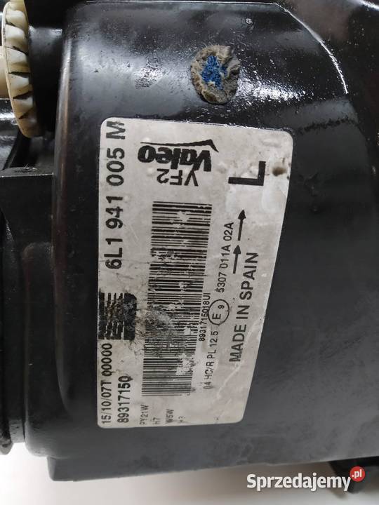 LAMPA PRZÓD LEWA EU LIFT 6L1941005M Seat Ibiza świętokrzyskie sprzedam