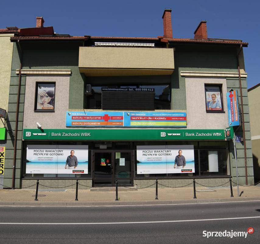 Wynajmę lokal 120180 m2 w centrum Puław Ilość pomieszczeń 6 Puławy