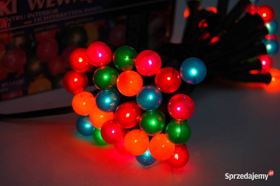 Lampki choinkowe perłowe multicolor Hestia 50 Boże Narodzenie Dom i Ogród Lublin