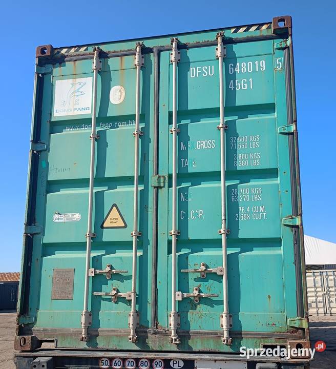 Morski kontener magazynowy 12m40HC Małaszewicze Duże