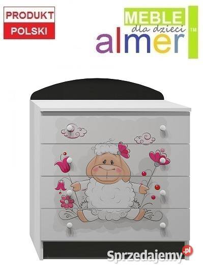 OWIECZKA 19 N1 komoda dziecięca MALOWANA 80x47 Meble Chojnice