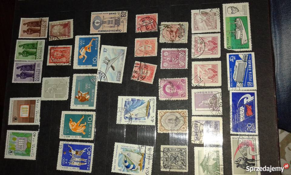 Duża kolekcja starych znaczków pocztowych małopolskie Czchów sprzedam