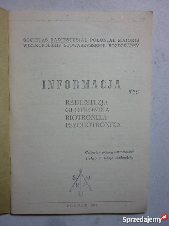 RADIESTEZJA GEOTRONIKA BIOTRONIKA PSYCHOTRONIKA Zielona Góra