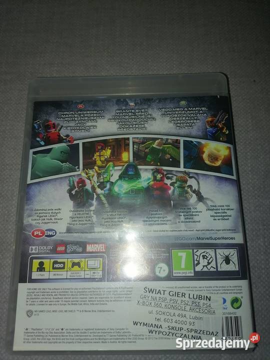 Marvel Sony Playstation 3 Lubin