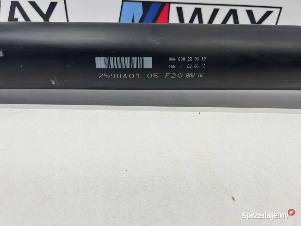 BMW F20 F21 118d F22 218d WAŁ NAPĘDOWY KOMPLETNY