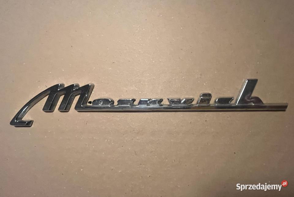 Moskwich 408 logo klapy tył Poznań