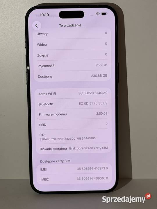 iPhone 15 Pro 256GB 100 Kondycja Apple / iPhone Kalisz
