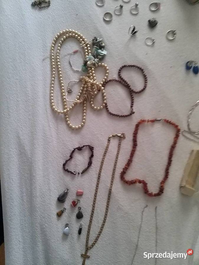 Pierścionki kolczyki wisiorek pomorskie Gdynia sprzedam