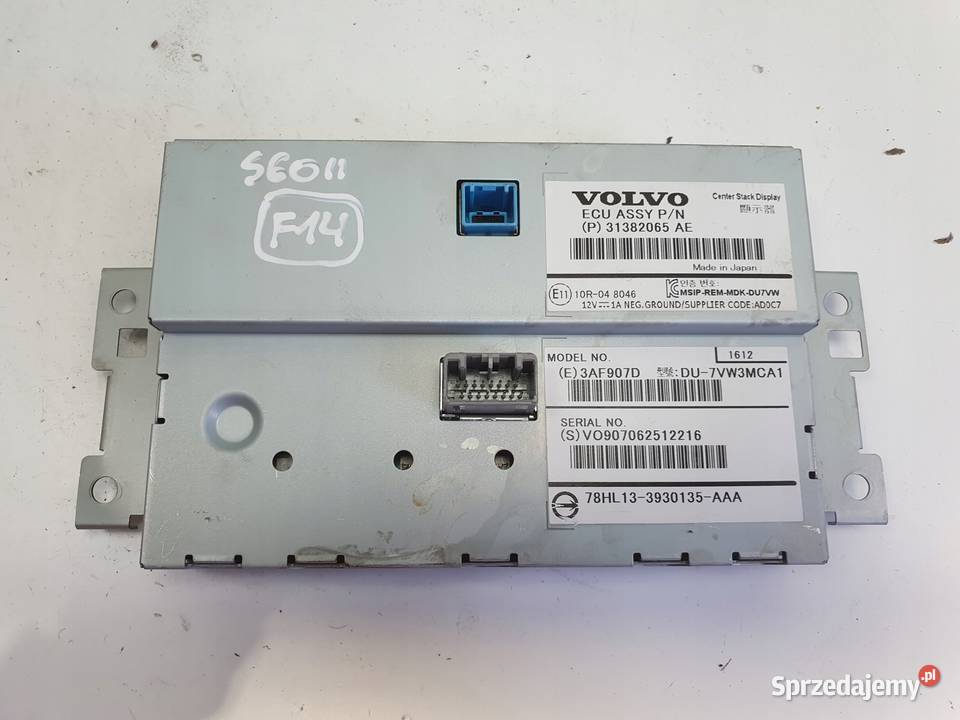 Volvo V60 I S60 II XC60 I EKRAN NAWIGACJI osobowe Janów