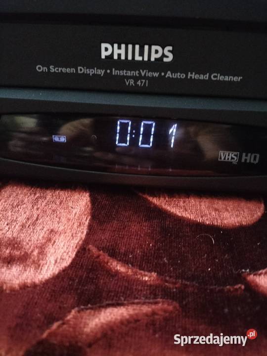 Magnetowid VHS Philips Magnetowidy mazowieckie Seroczyn sprzedam