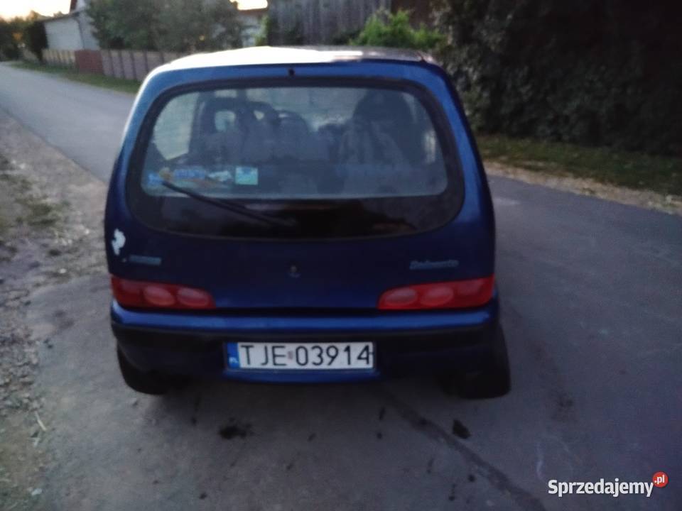 Fiat Seicento 11 benzyna gaz do 2031r srebrny Sekursko