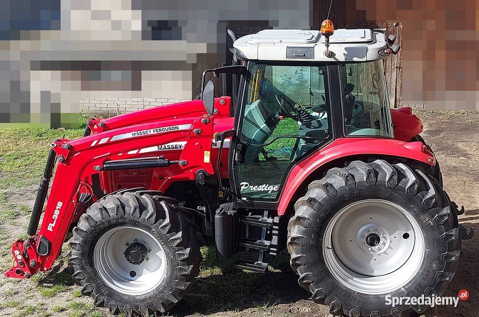 Massey deere ładowacz tur śląskie Wręczyca Wielka