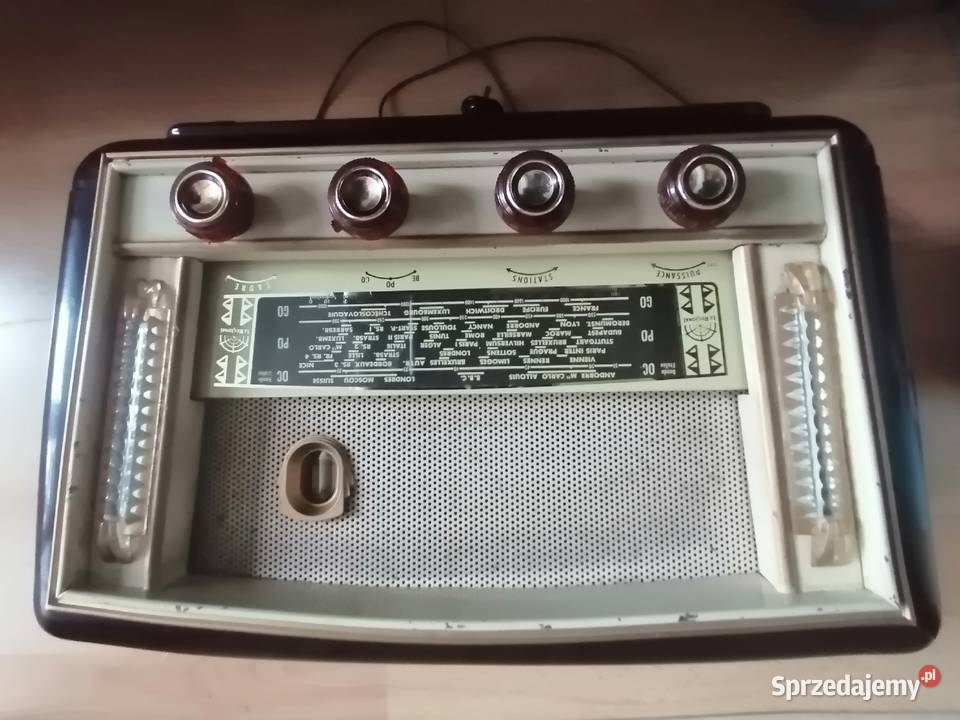 Stare radio lampowe z lat 50 tych Sprawne małopolskie