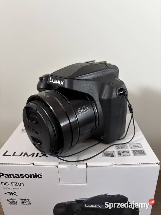 Aparat Panasonic Lumix DCFZ81 4K nowy Przyłęk sprzedam
