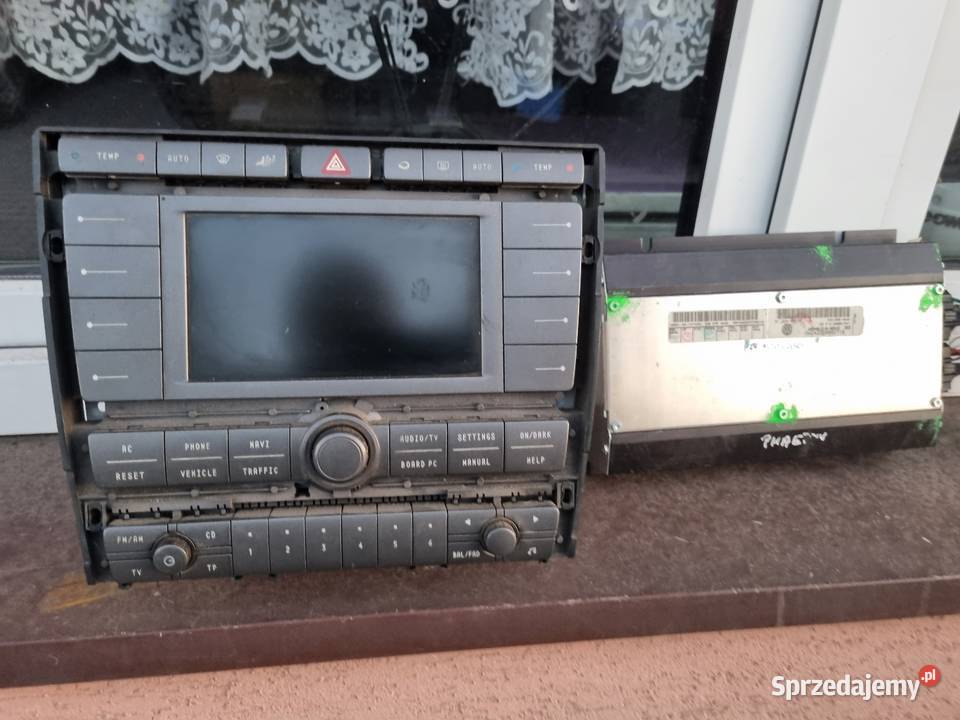 VW Pheaton Radio Navi Navigacja Wzmacniacz 3D0
