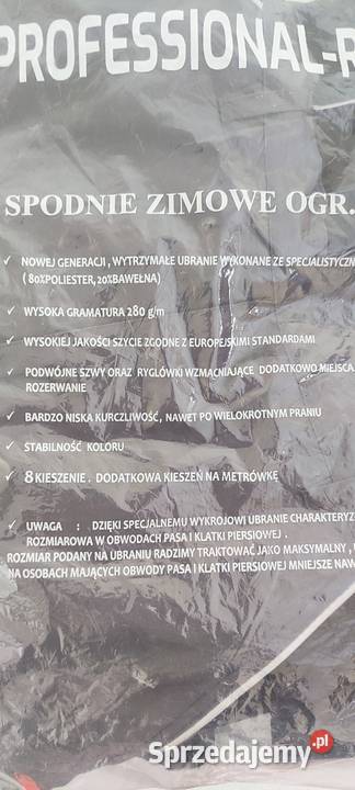 Ogrodniczki zimowe robocze podkarpackie Rzeszów sprzedam