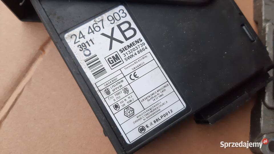 zesatw startowy Opel Corsa C 12 Z16XE 09115112 Komputery Dębno