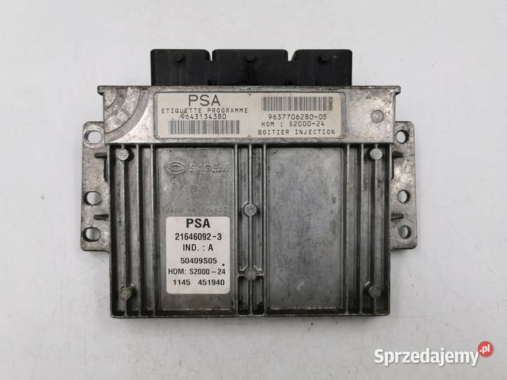 Sterownik Silnika Citroen Berlingo 14 KFV mazowieckie Wyszków