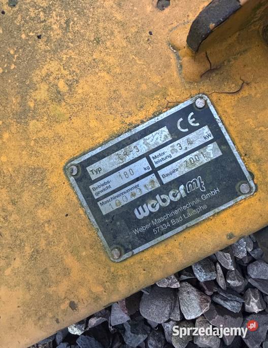 Zagęszczarka Weber CR3 Hatz 1b20 180 śląskie sprzedam