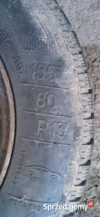 3 koła fiat panda z oponami opony zimowe 15580 Krosno