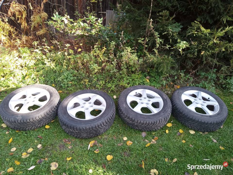 felgi aluminiowe 17 5x114 z oponami zimowymi dolnośląskie Łomnica