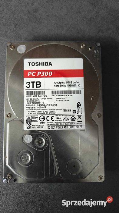Dysk Toshiba P300 3TB Siedlce