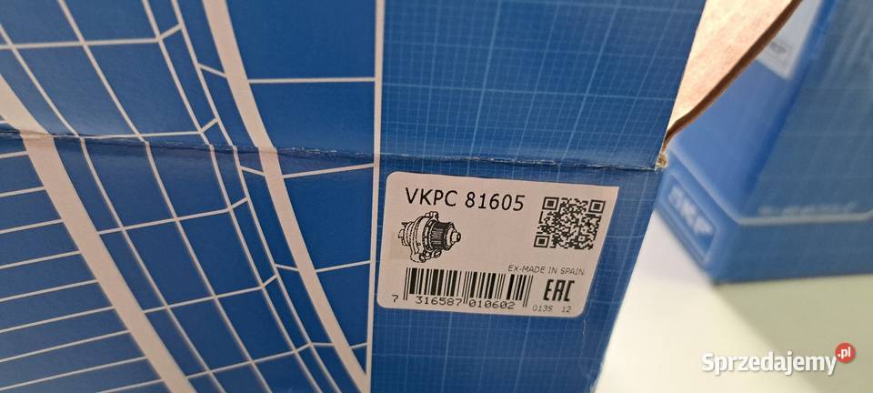 Nowy rozrząd z pompą wody SKF VKMC 01031 Audi Luzino