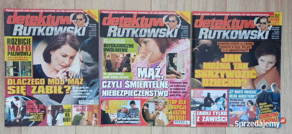 UNIKAT Czasopismo Detektyw Rutkowski 2005 2006 Kultura i Rozrywka Kraków