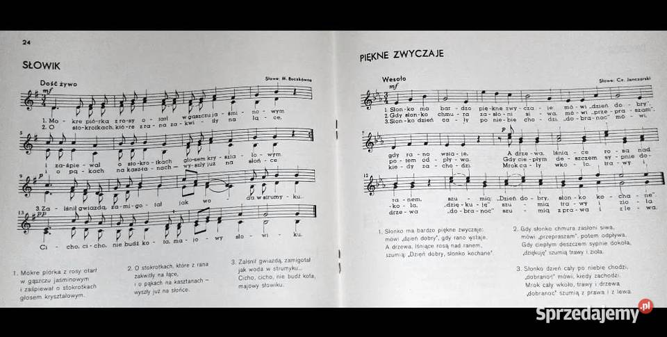 Z piosenką kraj na jeden i dwa głosy B Mikuła Chełm