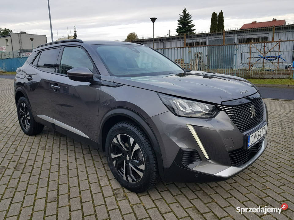 Peugeot 2008 12 Benzyna Allure Klimatronik szary Włocławek