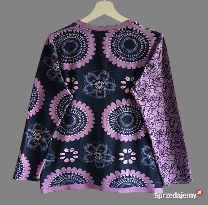 Damska fioletowa dresowa bluza z długim rękawem Chrzanów