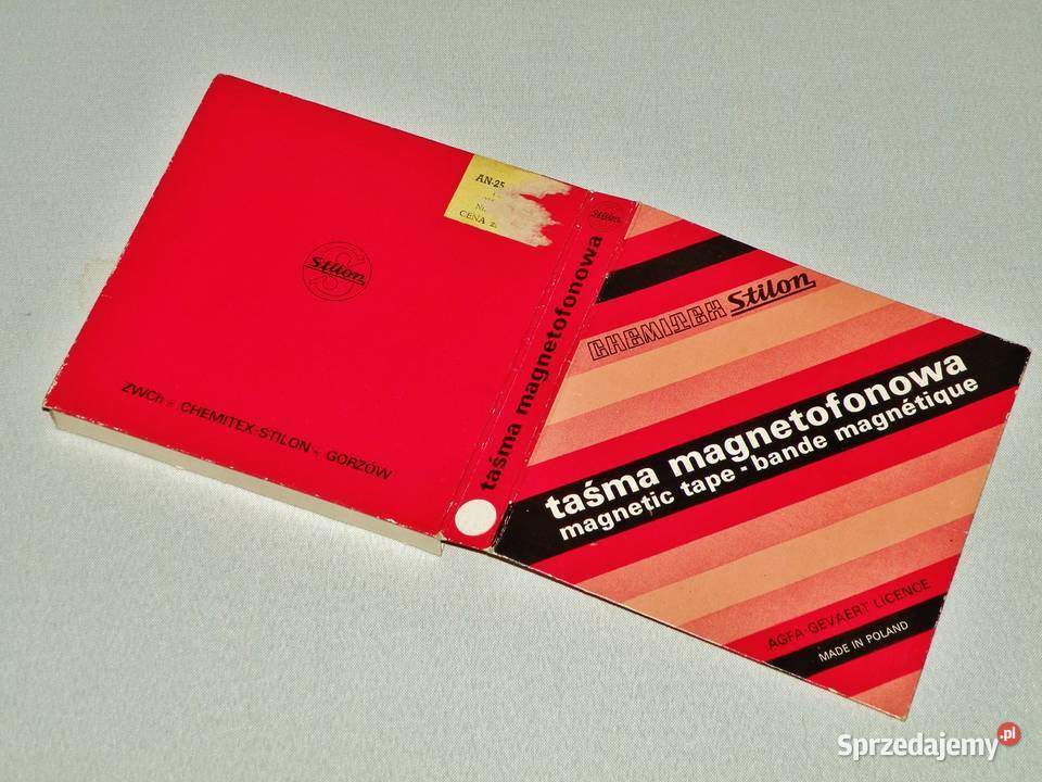 Pudełko taśmy magnetofonowej Chemitex Stilon z Bydgoszcz sprzedam