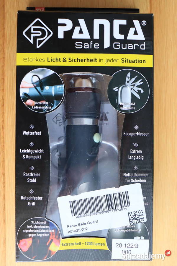 Latarka LED wielofunkcyjna Panta Safe Guard mazowieckie Warszawa