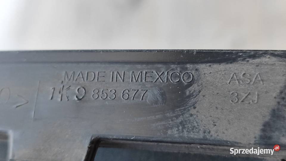 kratka zderzaka środkowa vw golf 6 5k 1k9853677 Bielsko-Biała