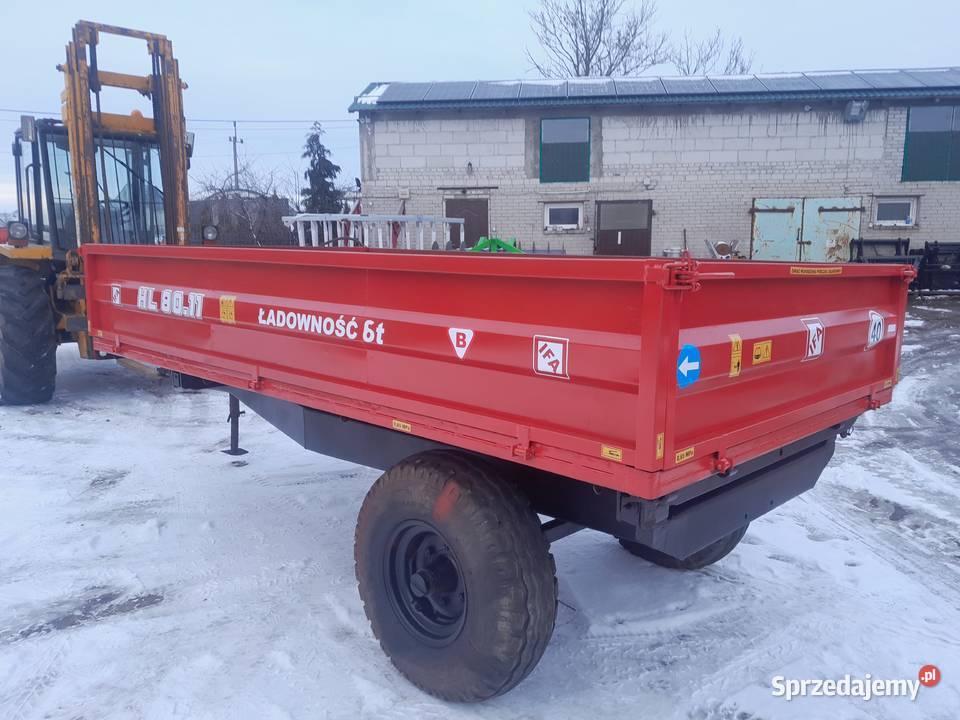 Przyczepa wywrotka 1 osiowa mazowieckie Ostrołęka