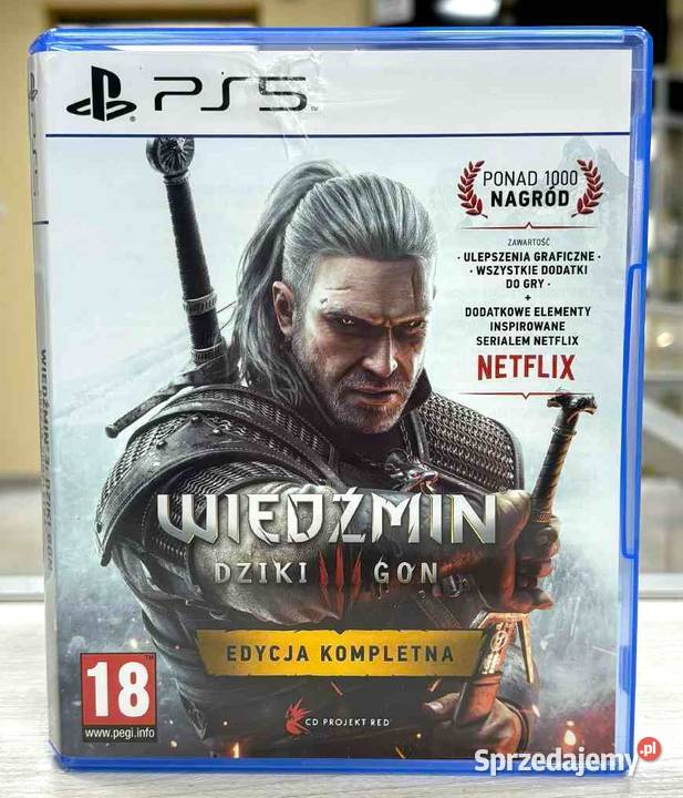 Gra 5 Wiedzmin 3 Dziki gon Dodatki Sony Playstation