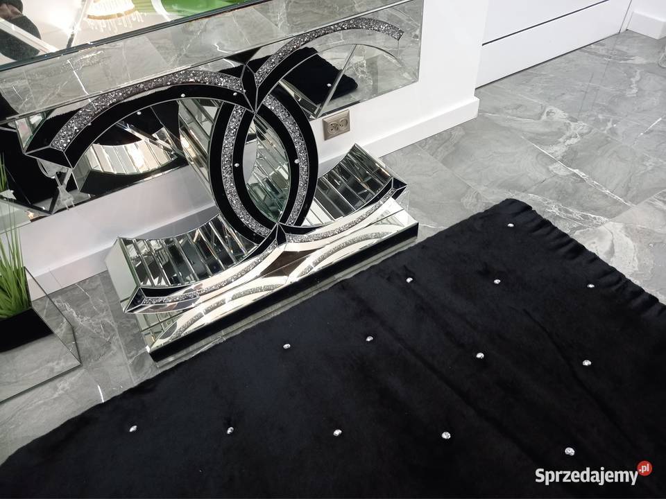 Nowoczesna lustrzana konsola z kryształkami Nowy Sącz