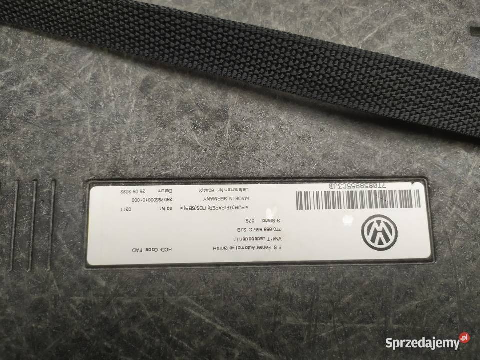 Vw t7 multivan połka bagażnika 7t0 2125r