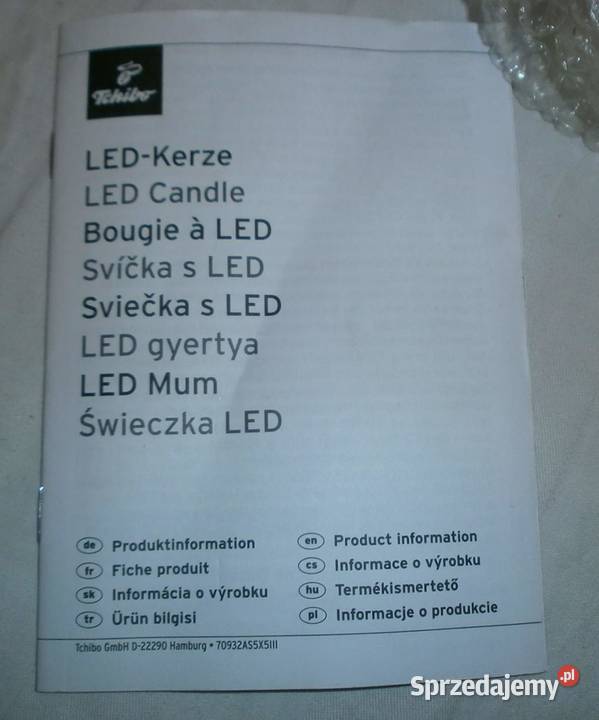 Świeca Woskowa z LED którą Możesz Zdmuchnąć Kraków