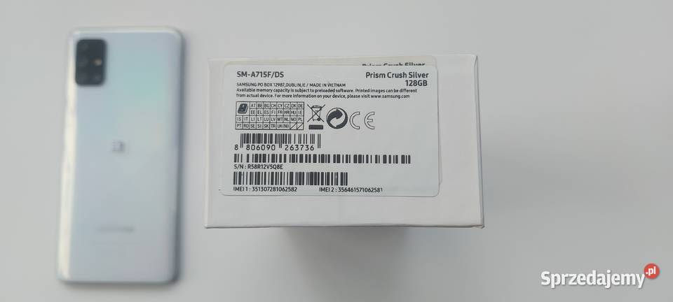 Samsung A71 Silver w stanie idealnym mazowieckie Wołomin
