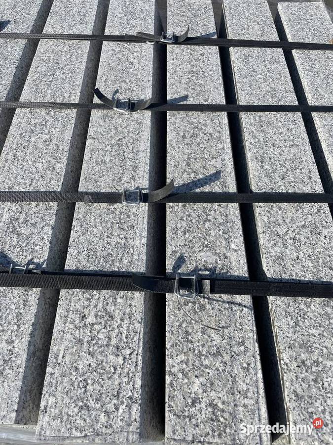 DROGOWY KRAWĘŻNIK GRANITOWY 15x30x100 Szary Materiały budowlane