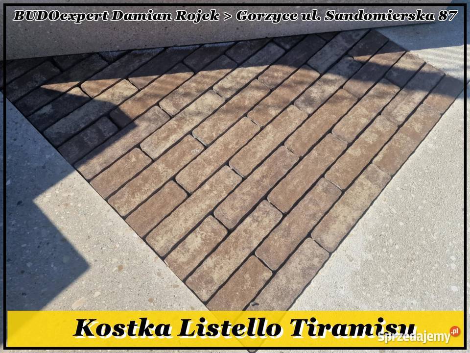 Kostka brukowa Forbet LISTELLO mix Silver Piryt Gorzyce sprzedam