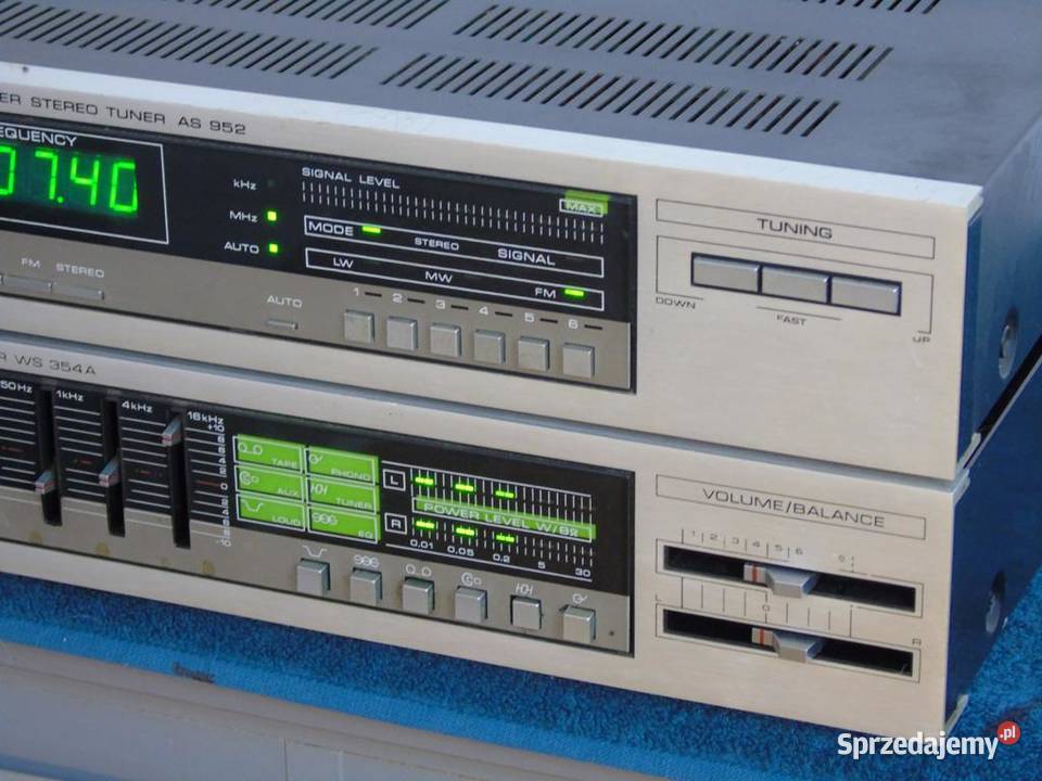 Wzmacniacz i tuner Diora sprawne WYSYŁKA Jasło sprzedam