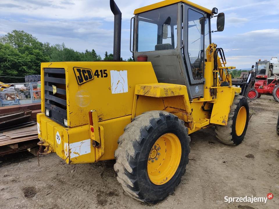 Ładowarka Kołowa Przegubowa JCB 415 z Chwytakiem pełny VAT Tymowa
