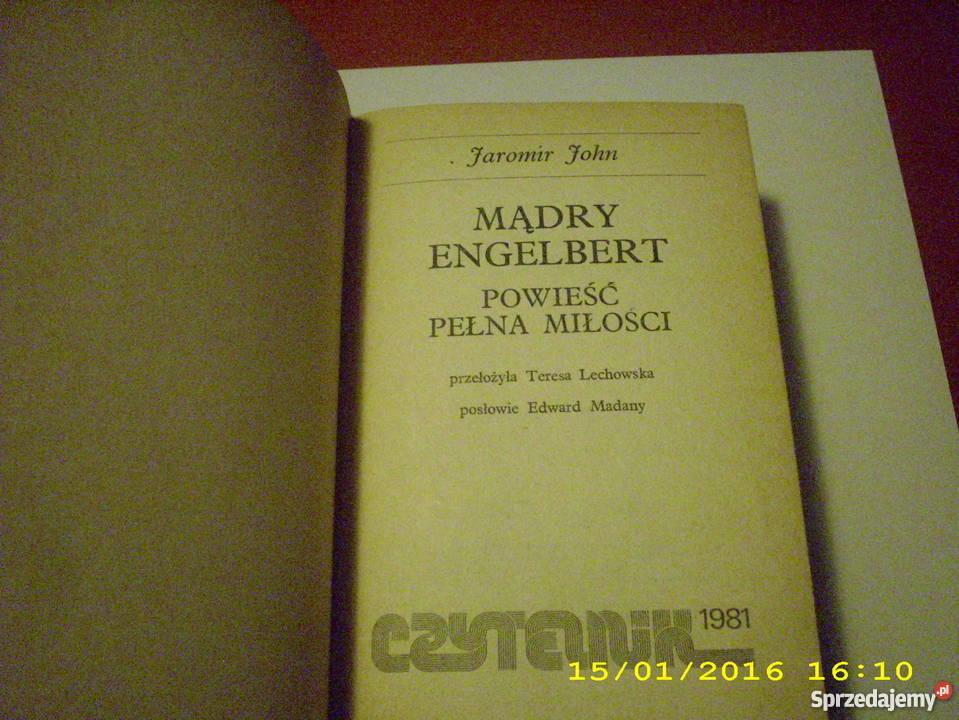 Mądry Engelbert powieść J John P zachodniopomorskie